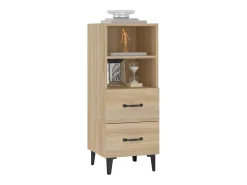 Aparador de roble Sonoma 34,5 x 34 x 90 cm Madera de ingeniería