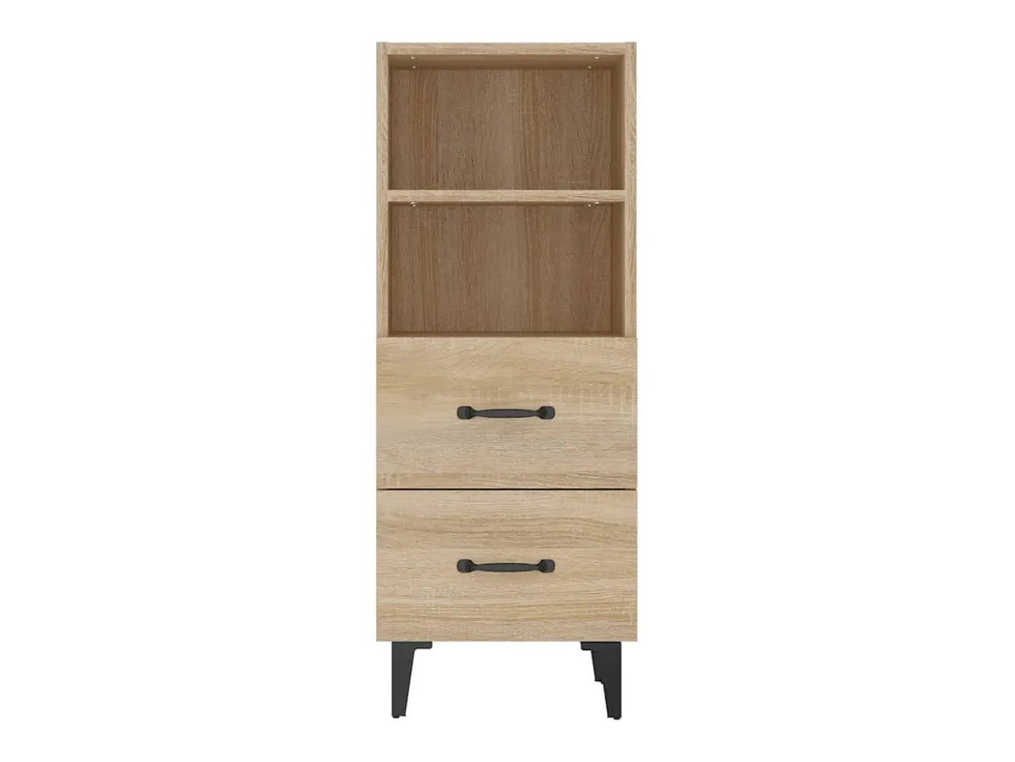 Aparador de roble Sonoma 34,5 x 34 x 90 cm Madera de ingeniería