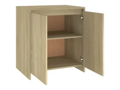 Aparador de roble Sonoma 70x41x75 cm Madera de ingeniería
