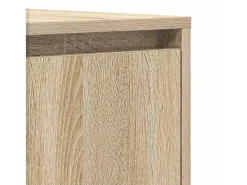 Aparador de roble Sonoma 120x41x75 cm en madera de ingeniería