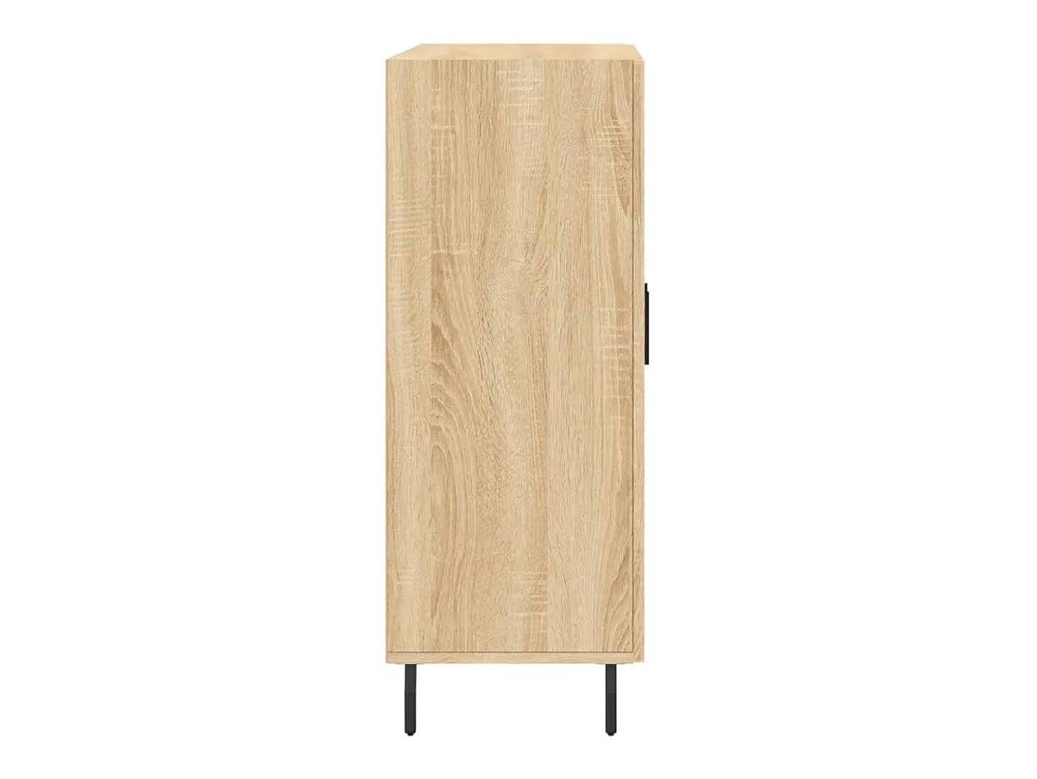 Aparador de roble Sonoma 69,5x34x90 cm madera de ingeniería