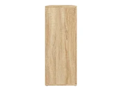 Aparador de roble Sonoma 91x29,5x75 cm Madera de ingeniería