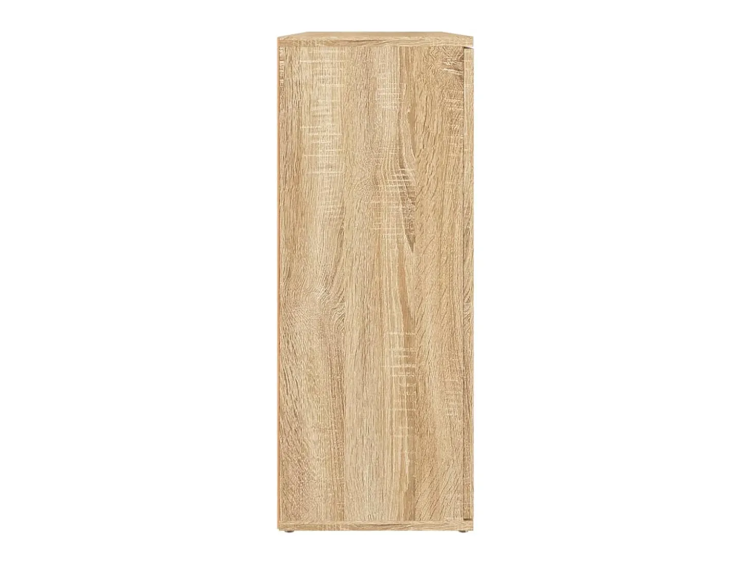 Aparador de roble Sonoma 91x29,5x75 cm Madera de ingeniería