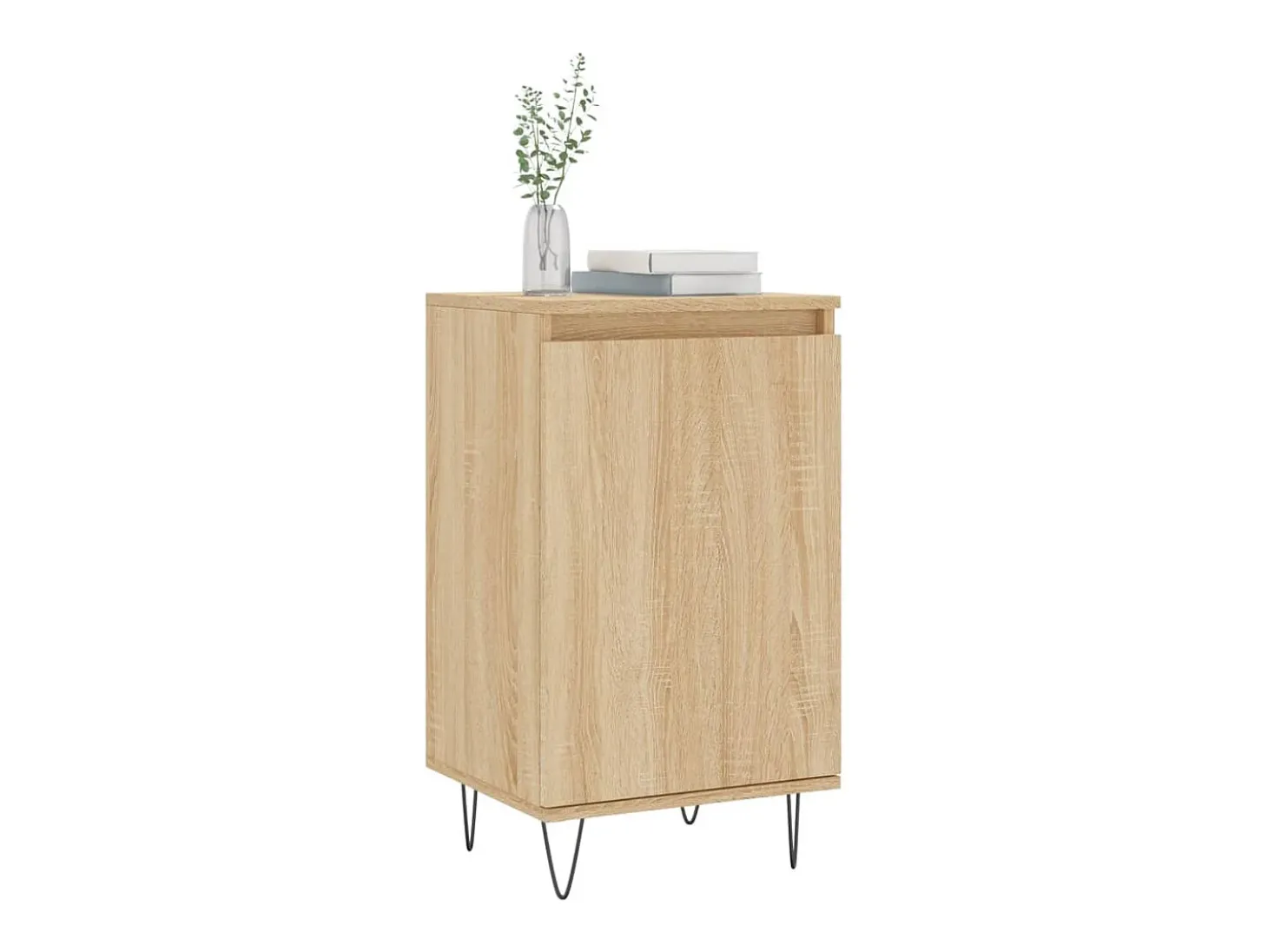 Aparador de roble Sonoma 40x35x70 cm madera de ingeniería
