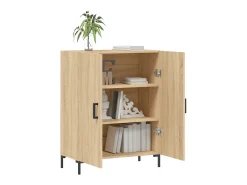 Aparador de roble Sonoma 69,5x34x90 cm madera de ingeniería
