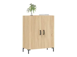 Aparador de roble Sonoma 69,5x34x90 cm madera de ingeniería