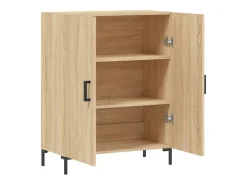 Aparador de roble Sonoma 69,5x34x90 cm madera de ingeniería