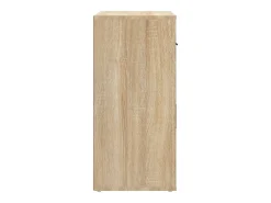 Aparador de roble Sonoma 80x33x70 cm Madera de ingeniería