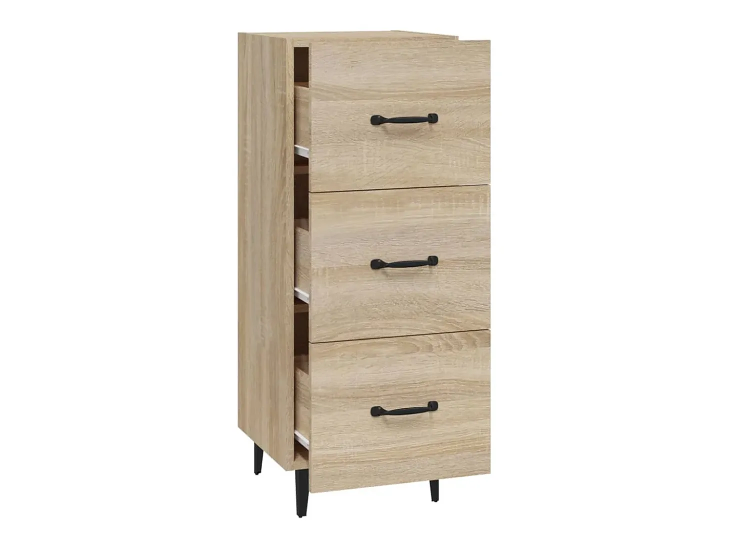 Aparador de roble Sonoma 34,5 x 34 x 90 cm Madera de ingeniería