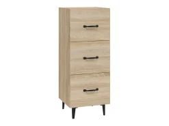 Aparador de roble Sonoma 34,5 x 34 x 90 cm Madera de ingeniería