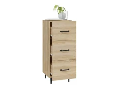 Aparador de roble Sonoma 34,5 x 34 x 90 cm Madera de ingeniería