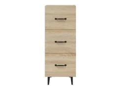 Aparador de roble Sonoma 34,5 x 34 x 90 cm Madera de ingeniería
