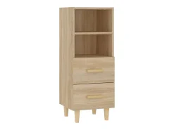 Aparador de roble Sonoma 34,5 x 34 x 90 cm Madera de ingeniería
