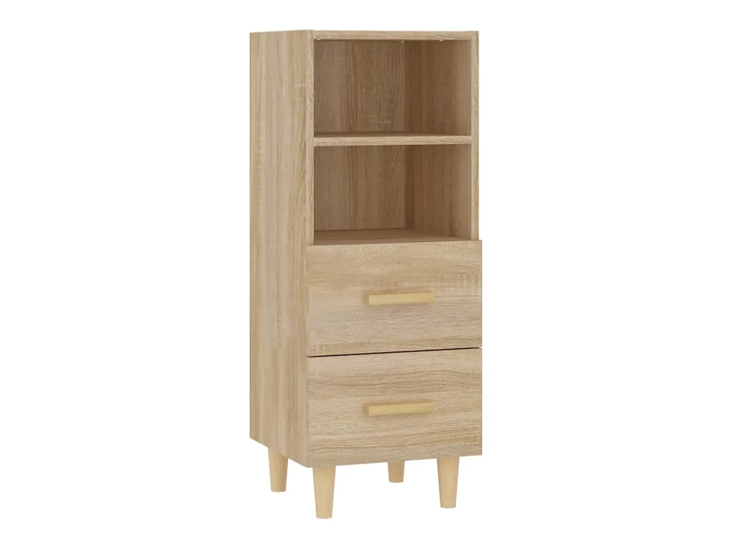 Aparador de roble Sonoma 34,5 x 34 x 90 cm Madera de ingeniería