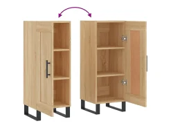 Aparador de roble Sonoma 34,5 x 34 x 90 cm Madera de ingeniería