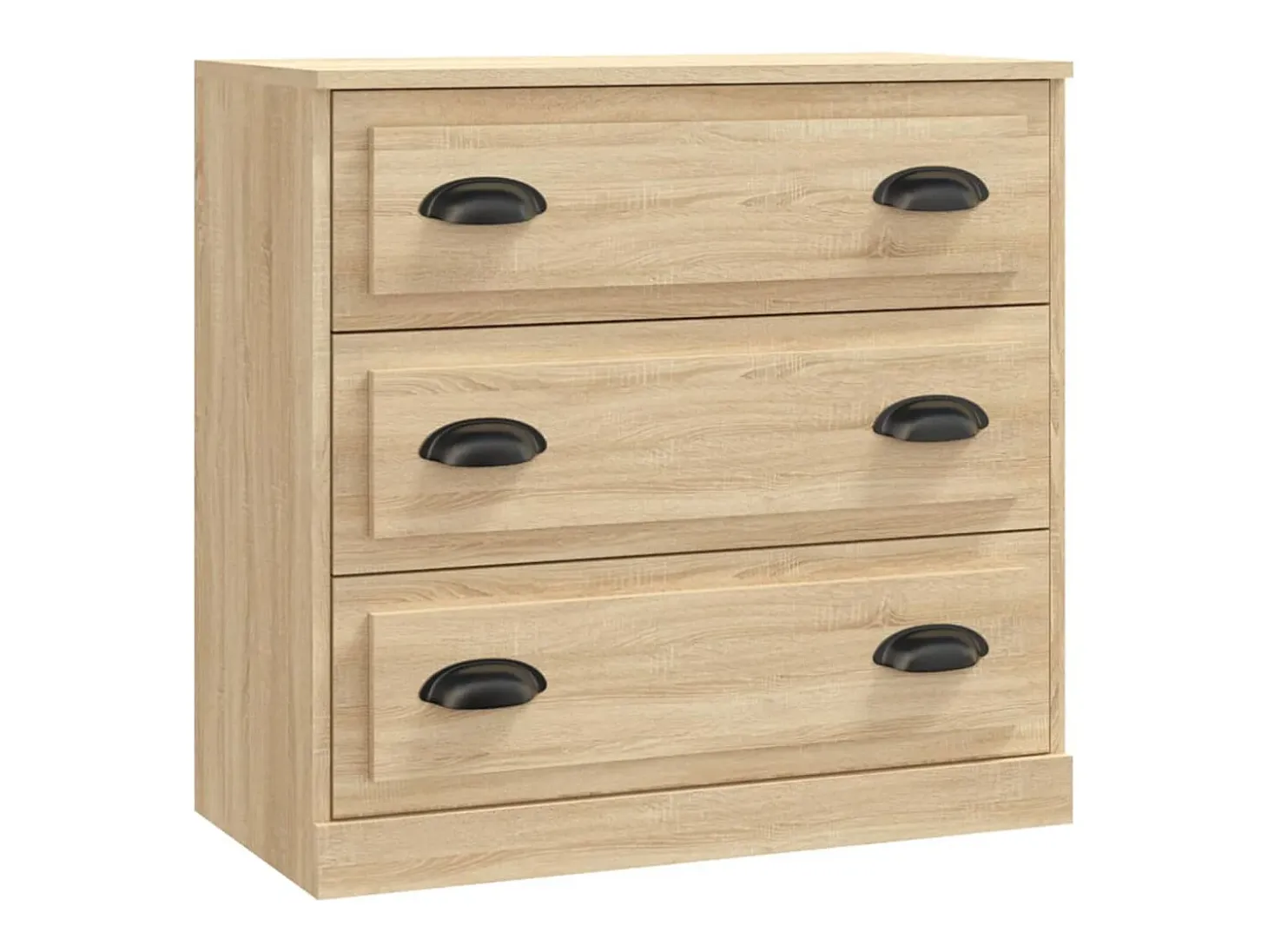 Aparador de roble Sonoma 70x35,5x67,5 cm madera de ingeniería