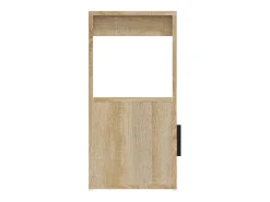 Aparador de roble Sonoma 80x30x60 cm Madera de ingeniería