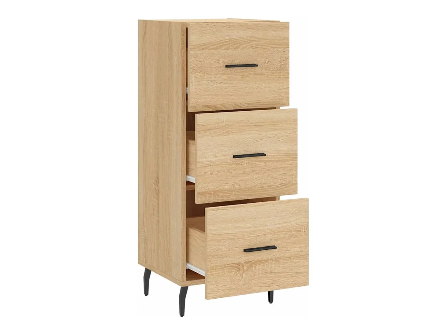 Aparador de roble Sonoma 34,5 x 34 x 90 cm Madera de ingeniería