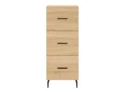 Aparador de roble Sonoma 34,5 x 34 x 90 cm Madera de ingeniería