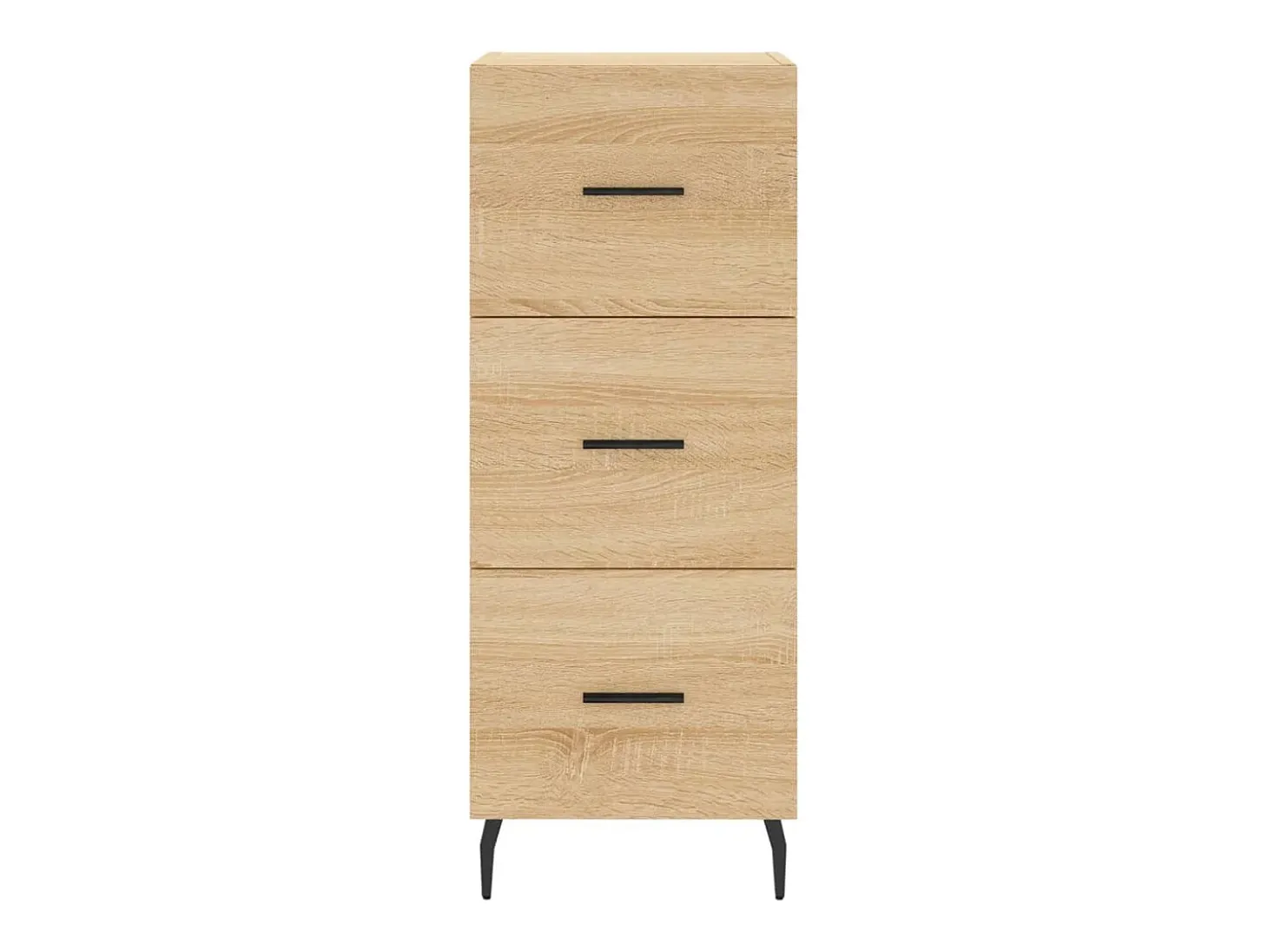 Aparador de roble Sonoma 34,5 x 34 x 90 cm Madera de ingeniería