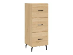 Aparador de roble Sonoma 34,5 x 34 x 90 cm Madera de ingeniería