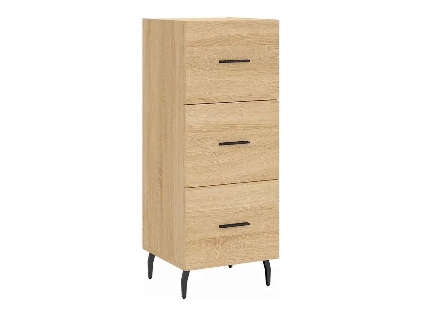 Aparador de roble Sonoma 34,5 x 34 x 90 cm Madera de ingeniería