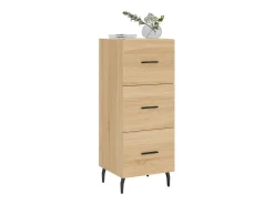 Aparador de roble Sonoma 34,5 x 34 x 90 cm Madera de ingeniería
