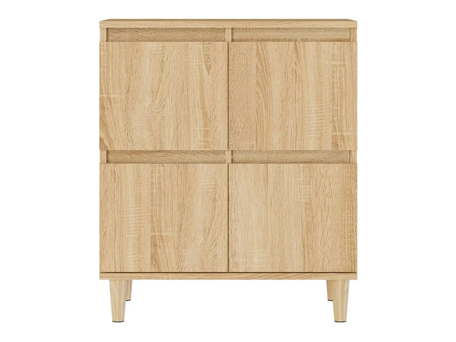 Aparador de roble Sonoma 60x35x70 cm Madera de ingeniería