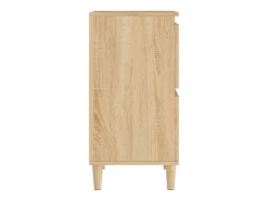 Aparador de roble Sonoma 60x35x70 cm Madera de ingeniería