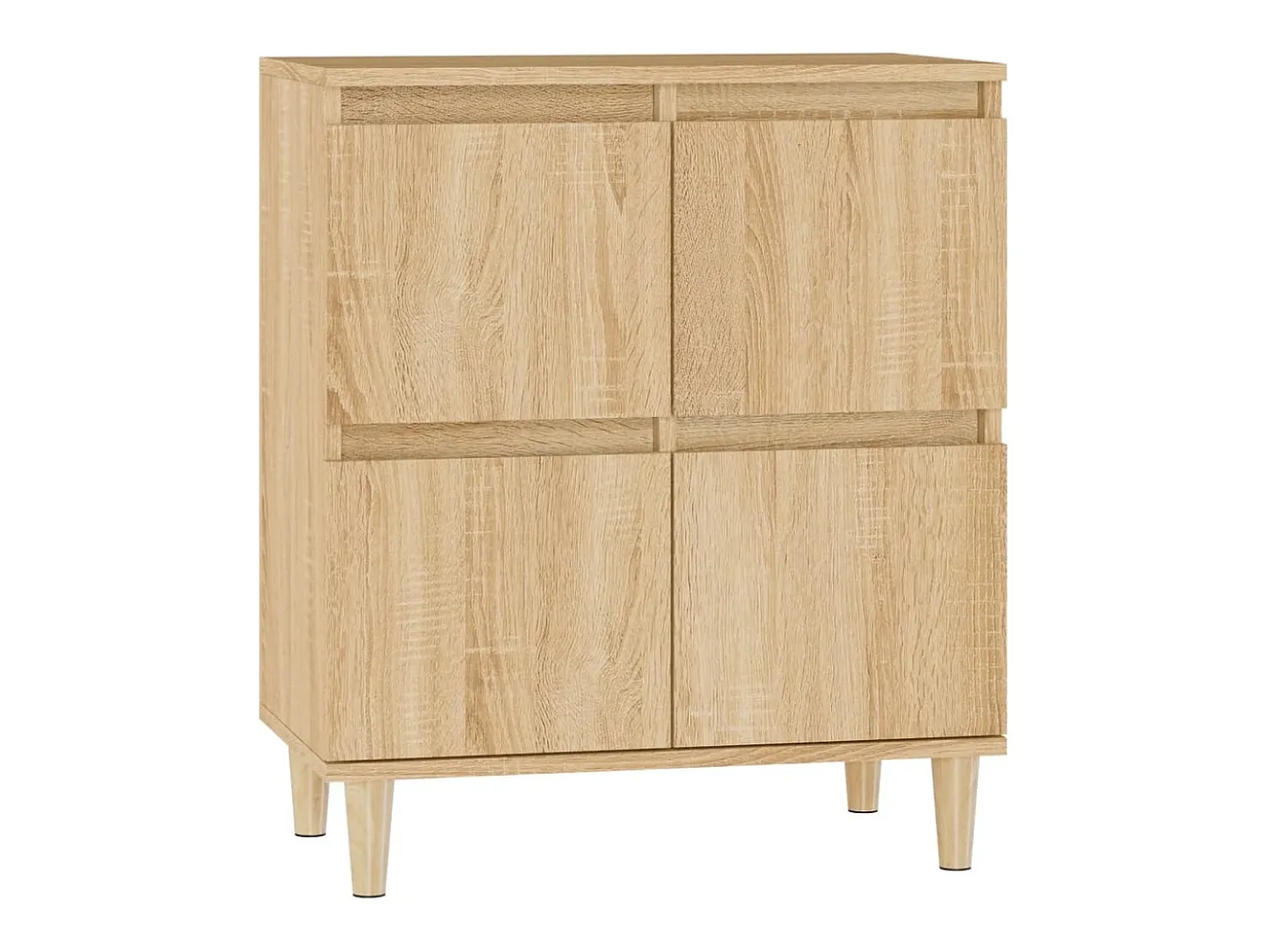 Aparador de roble Sonoma 60x35x70 cm Madera de ingeniería