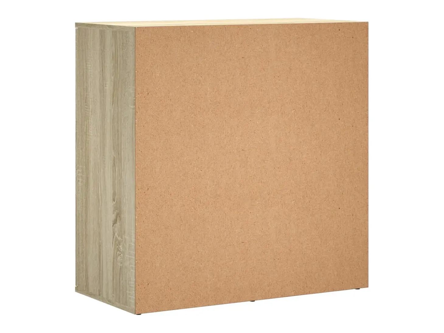 Aparador de roble Sonoma 79x38x80 cm madera de ingeniería