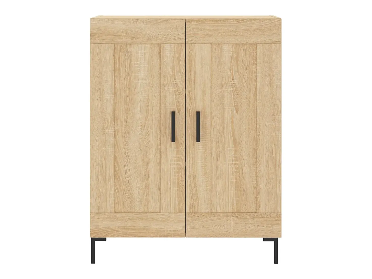 Aparador de roble Sonoma 69,5x34x90 cm madera de ingeniería