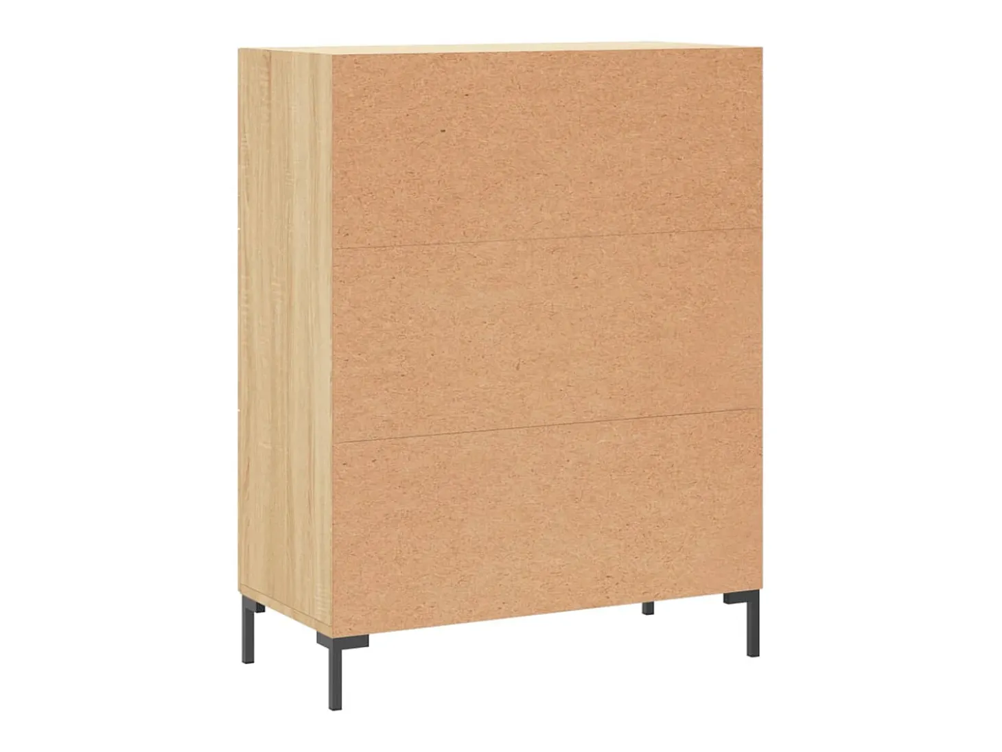 Aparador de roble Sonoma 69,5x34x90 cm madera de ingeniería