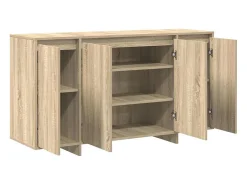 Aparador de Roble Sonoma Madera de Ingeniería 135 x 41 x 75 cm