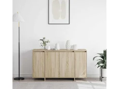 Aparador de Roble Sonoma Madera de Ingeniería 135 x 41 x 75 cm