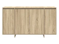 Aparador de Roble Sonoma Madera de Ingeniería 135 x 41 x 75 cm