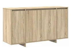 Aparador de Roble Sonoma Madera de Ingeniería 135 x 41 x 75 cm