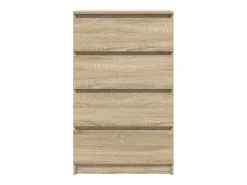 Aparador de roble Sonoma 60x35x98,5 cm Madera de ingeniería