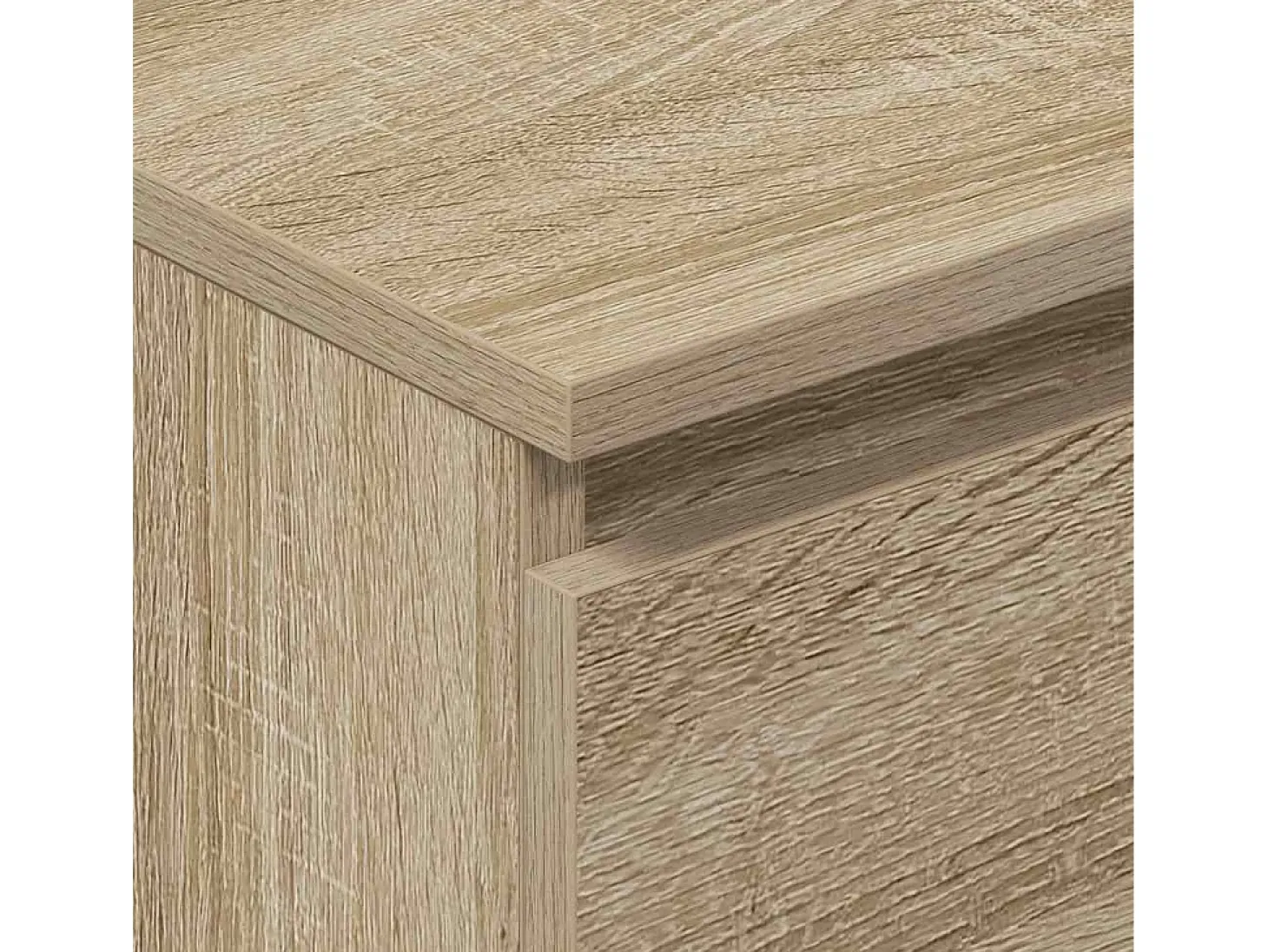Aparador de roble Sonoma 60x35x98,5 cm Madera de ingeniería
