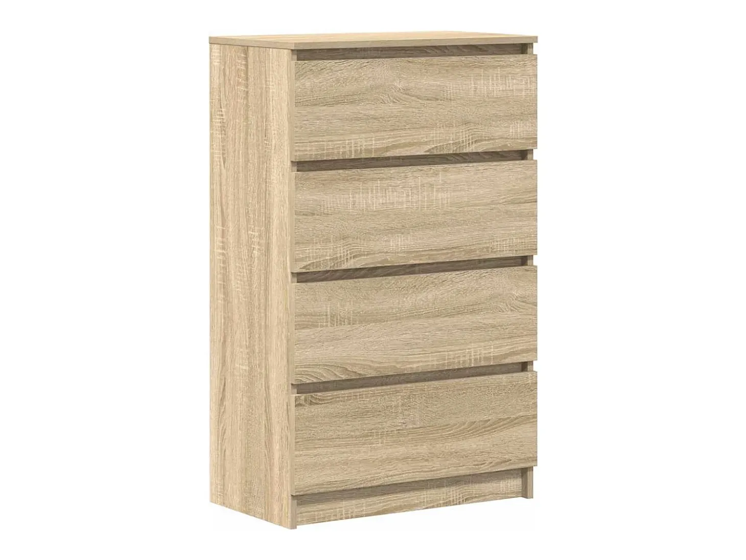 Aparador de roble Sonoma 60x35x98,5 cm Madera de ingeniería
