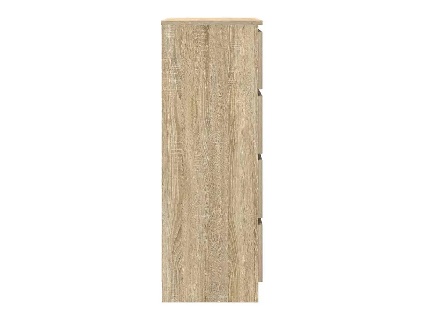 Aparador de roble Sonoma 60x35x98,5 cm Madera de ingeniería