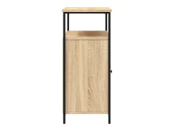 Aparador de roble Sonoma 100x35x80 cm madera de ingeniería