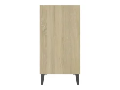 Aparador de roble Sonoma 57x35x70 cm madera de ingeniería