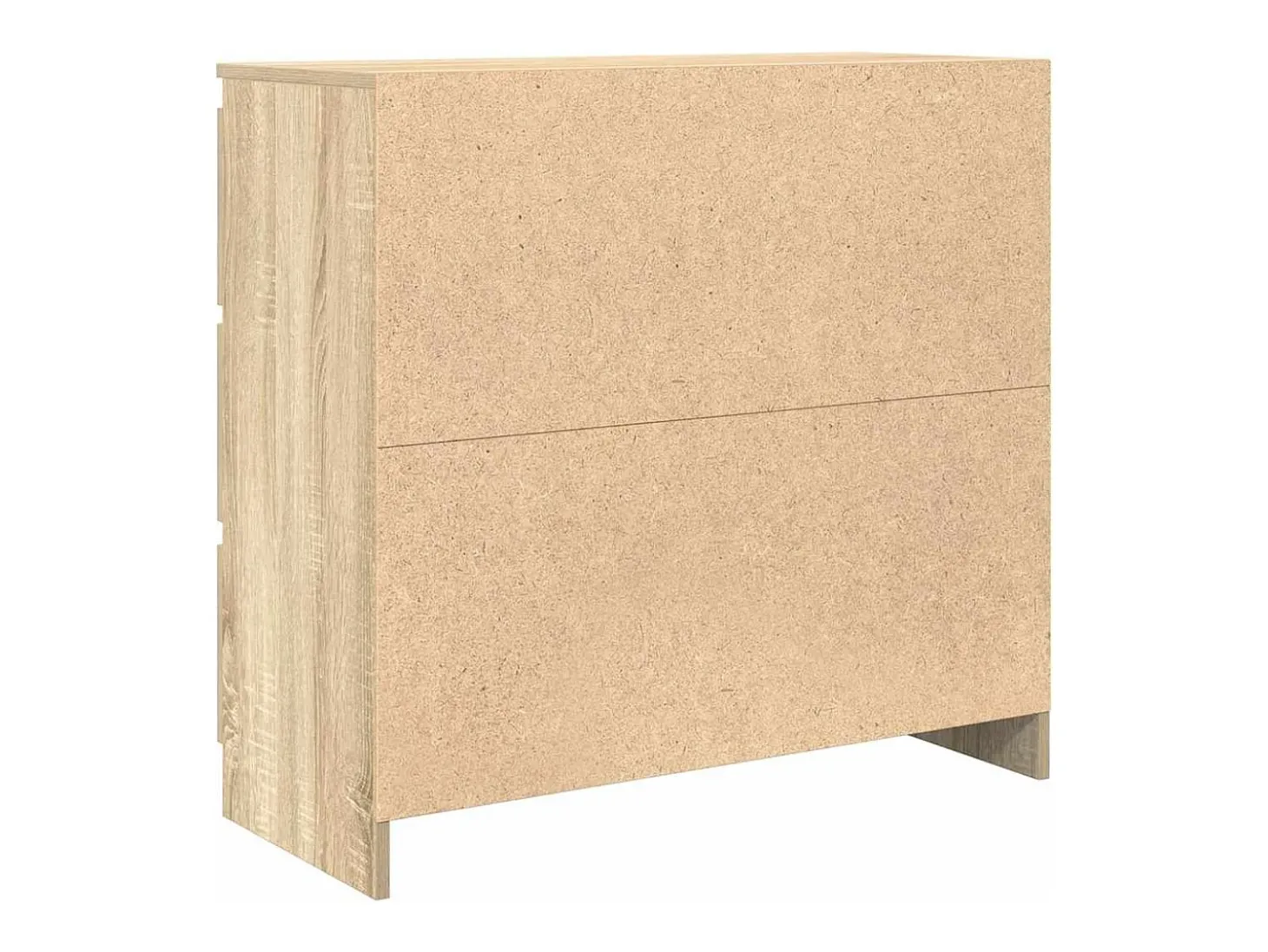 Aparador de roble Sonoma 80x35x76 cm de madera de ingeniería