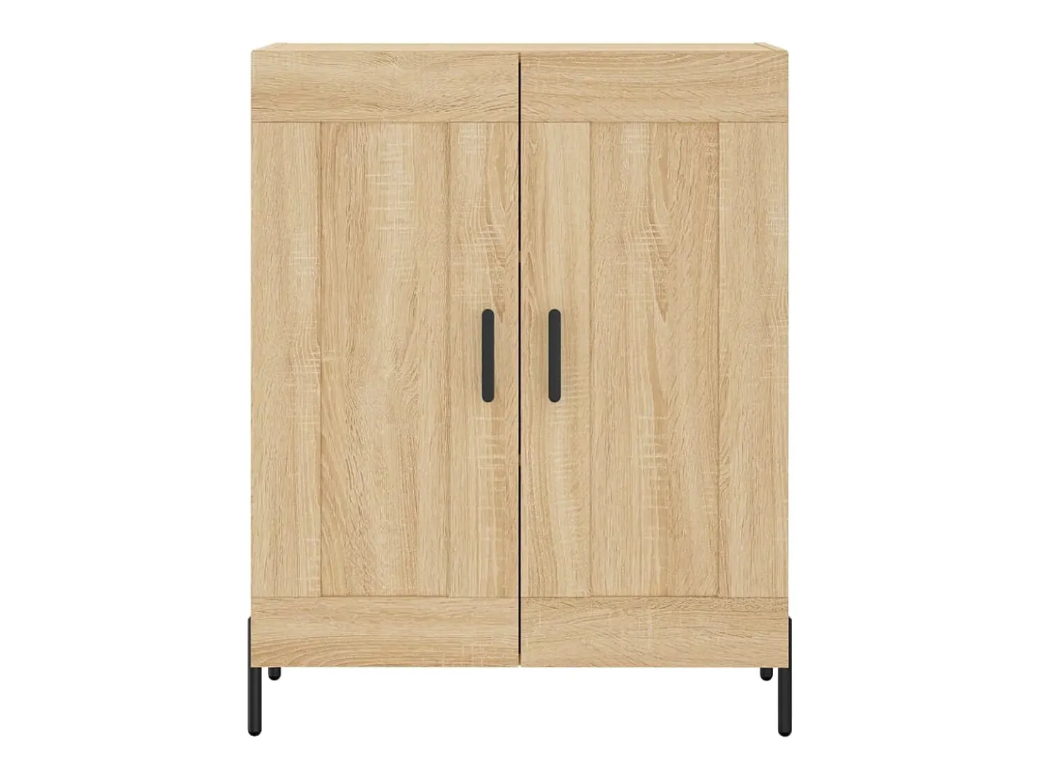 Aparador de roble Sonoma 69,5x34x90 cm madera de ingeniería