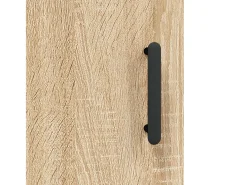 Aparador de roble Sonoma 69,5x34x90 cm madera de ingeniería