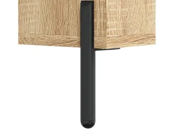Aparador de roble Sonoma 69,5x34x90 cm madera de ingeniería