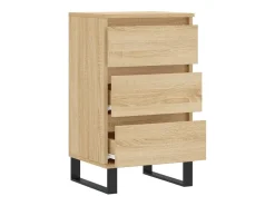Aparador de roble Sonoma 40x35x70 cm madera de ingeniería