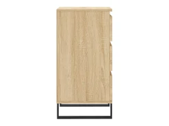 Aparador de roble Sonoma 40x35x70 cm madera de ingeniería