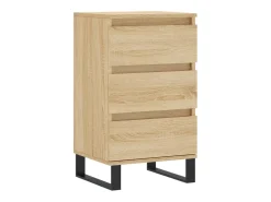 Aparador de roble Sonoma 40x35x70 cm madera de ingeniería